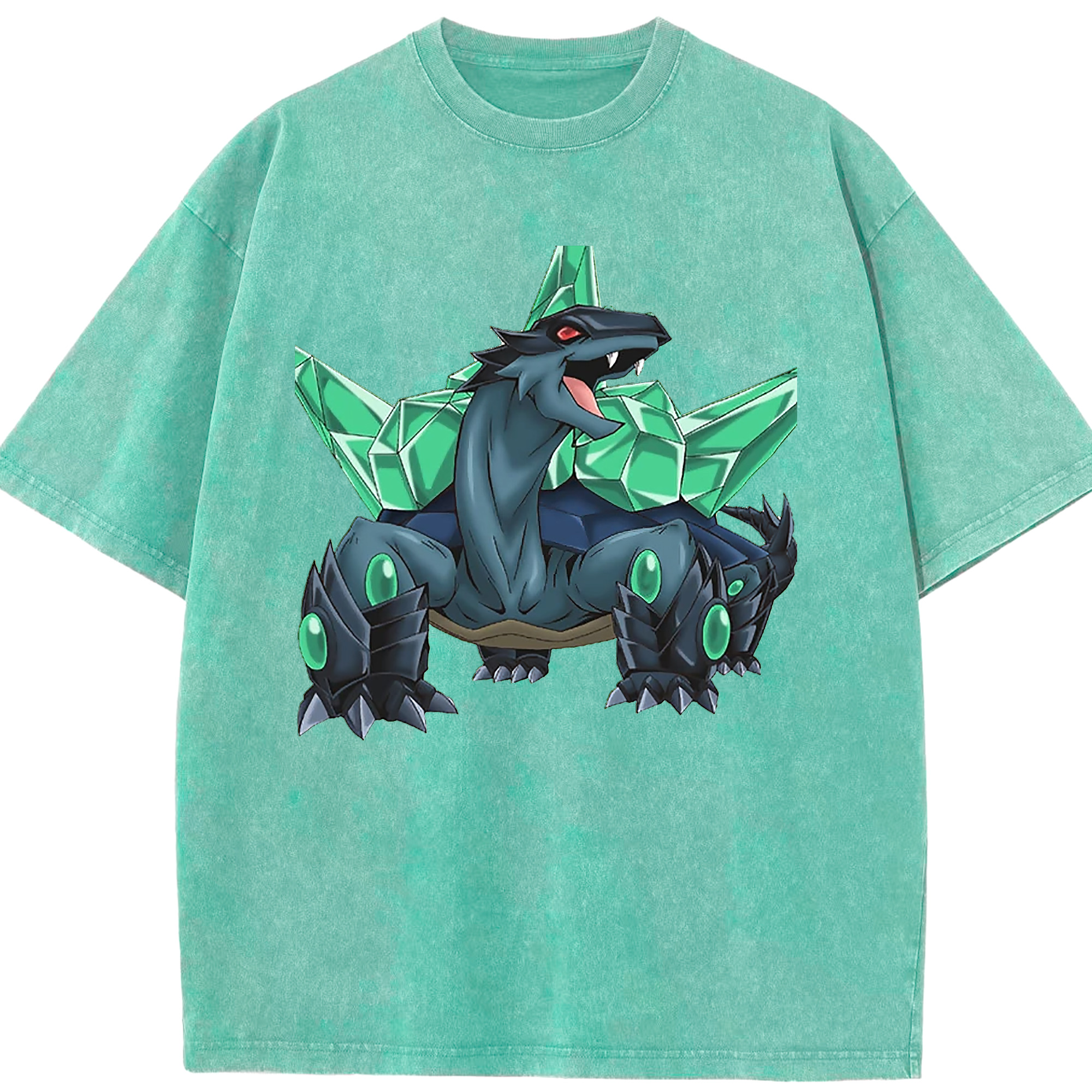 （画像用） 遊☆戯☆王 Yu-Gi-Oh! 綿100% ヴィンテージ風 半袖Tシャツ（フロントプリント）